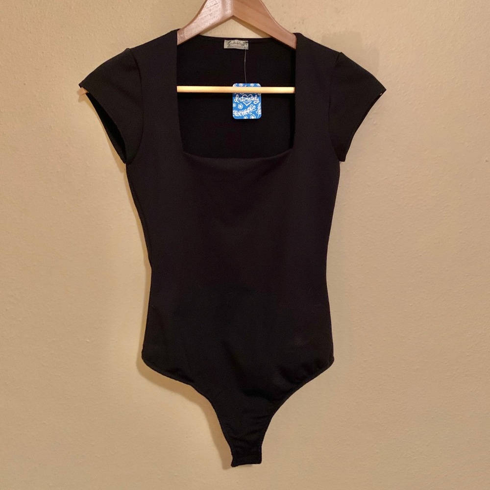 Free People // black bodysuit